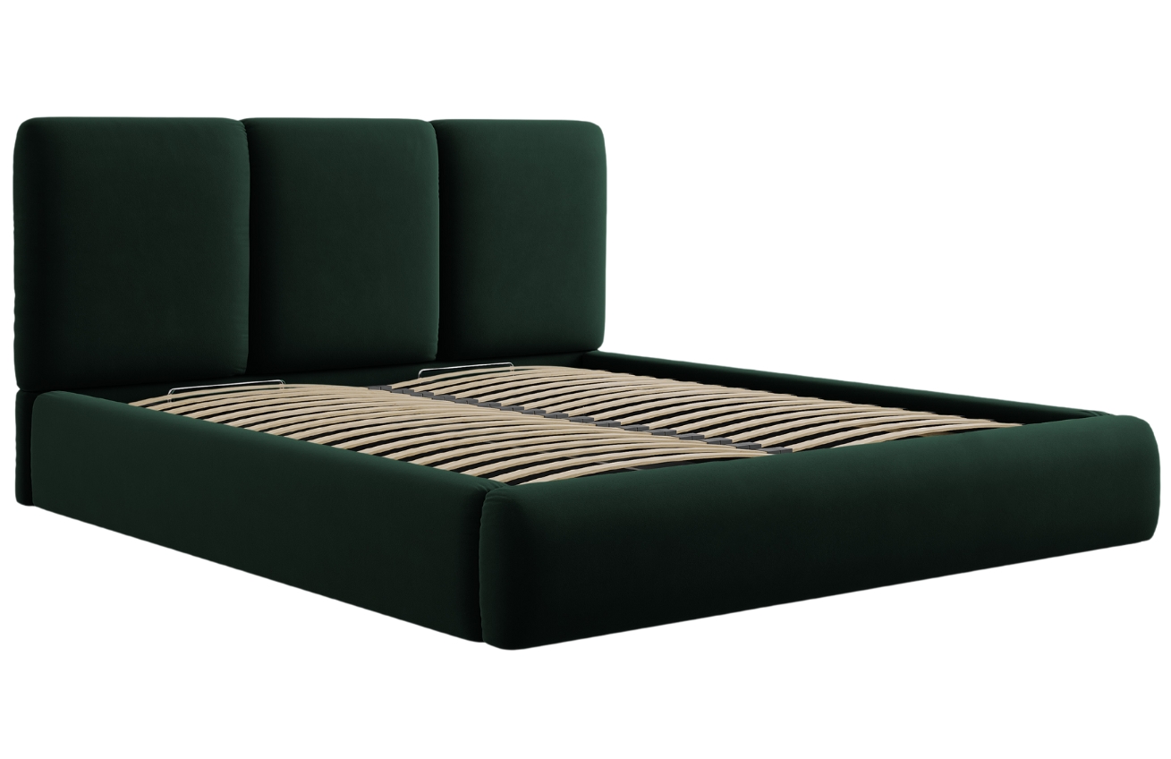 Windsor & Co Sametová postel Horizon 160 x 200 cm