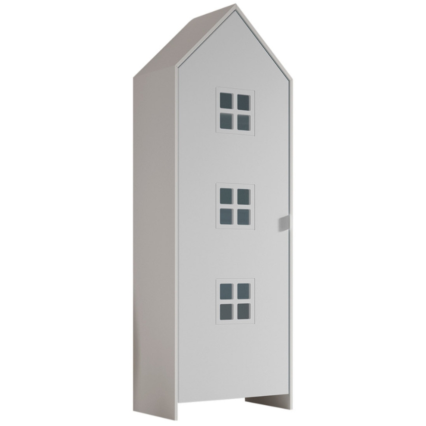 Vipack Bílá lakovaná šatní skříň Casami 172 x 58 cm