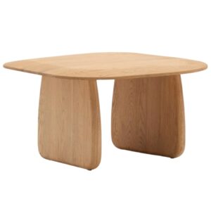 Kave Home Dubový odkládací stolek Pirita 71 x 70 cm