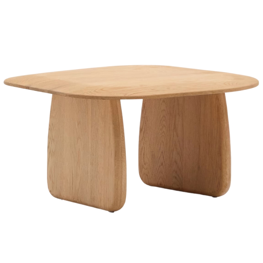 Kave Home Dubový odkládací stolek Pirita 71 x 70 cm