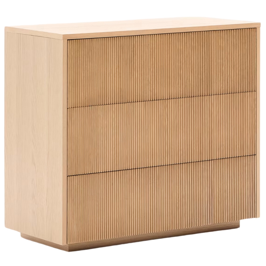 Kave Home Dubová komoda Helvine 90 x 50 cm
