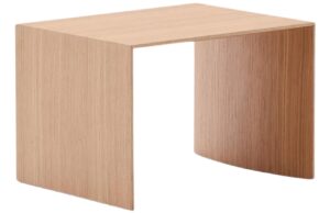 Kave Home Dubový odkládací stolek Litto 55 x 40 cm