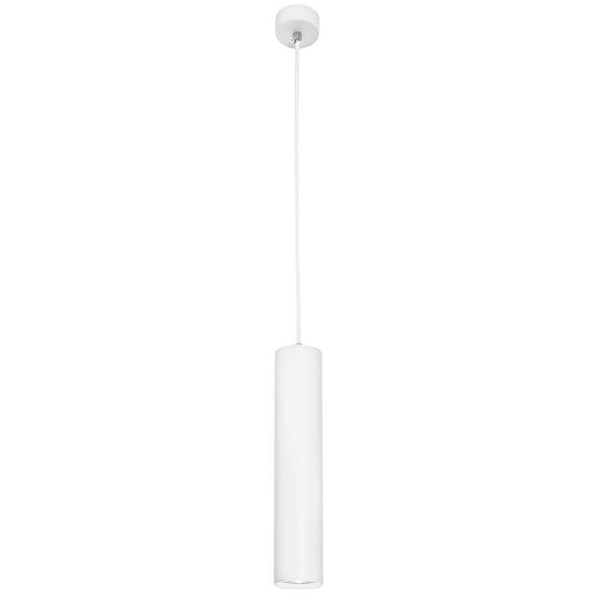 Bílé kovové závěsné světlo Nova Luce Marupe 6 cm