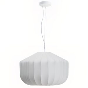 Kave Home Bílé závěsné světlo Somar Ø 51 cm