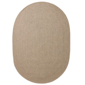 Kave Home Béžový oválný zahradní koberec Despas 160 x 230 cm