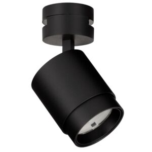 Nova Luce Černé kovové bodové LED světlo pro světelnou kolejnici Uprail 6 cm