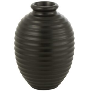 Černá keramická váza J-line Poglar 52 cm – vystavený kus