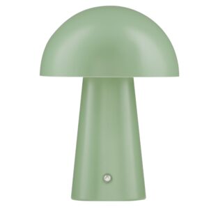 Nova Luce Zelená kovová nabíjecí stolní LED lampa Ande