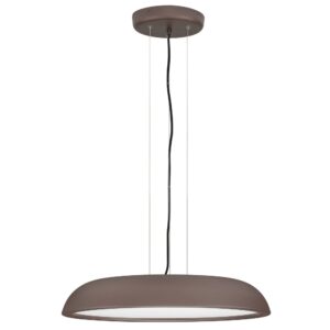 Nova Luce Hnědé kovové závěsné LED světlo Felicia 60 cm